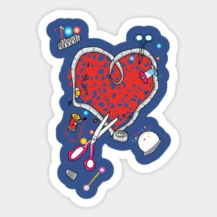 Love Sewing Sticker